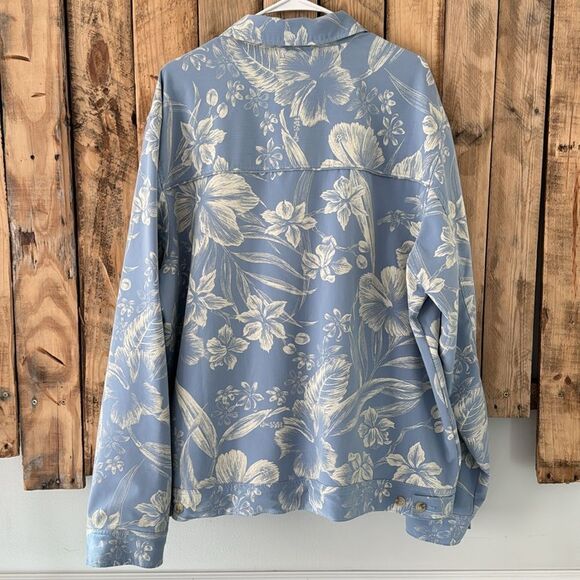Urban Outfitters Floral Harrrington Hawaiian Lightweight Western Bomber Size XL - Picture 9 of 16